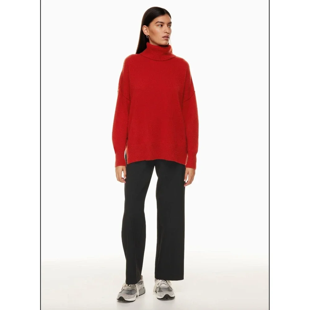 Babaton Caravan Luxe‎ 100% Cashmere Turtleneck Sweater 2XS